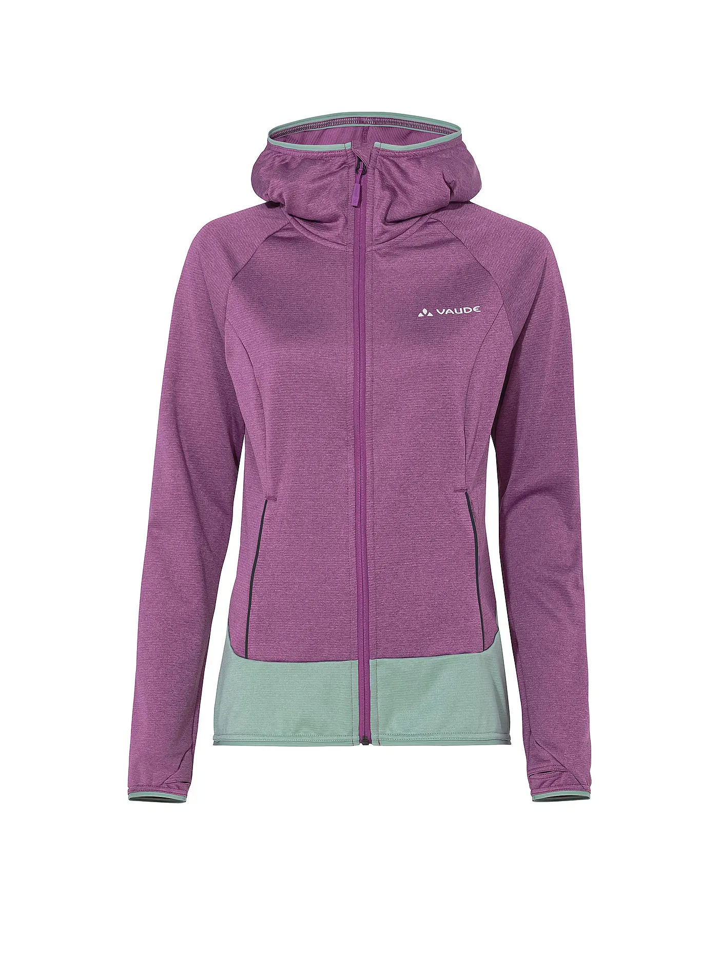 VAUDE | Damen Fleecejacke Tekoa II Hoodie | lila